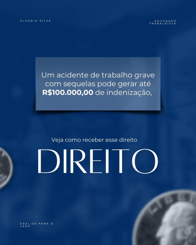 INDENIZAÇÃO POR ACIDENTE DE TRABALHO: COMO FUNCIONA?